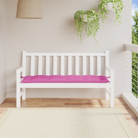 Cojín de banco de jardín tela Oxford rosa 150x50x7 cm de vidaXL, Cojines para sillas y sofás - Ref: Foro24-361619, Precio: 27...