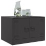Mesa de centro acero negro 67x50x44 cm en Mesas de centro | Comprar online en Foru.es