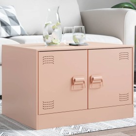 Mesa de centro acero rosa 67x50x44 cm en Mesas de centro | Comprar online en Foru.es