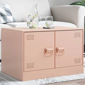 Mesa de centro acero rosa 67x50x44 cm en Mesas de centro | Comprar online en Foru.es