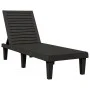 Black polypropylene sun lounger 155x58x83 cm by vidaXL, Loungers - Ref: Foro24-364146, Price: 134,21 €, Discount: %