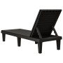Tumbona de polipropileno negro 155x58x83 cm de vidaXL, Tumbonas - Ref: Foro24-364146, Precio: 145,73 €, Descuento: %