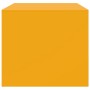 Mesa de centro de acero amarillo mostaza 67x50x44 cm en Mesas de centro | Comprar online en Foru.es