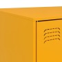 Mesa de centro de acero amarillo mostaza 67x50x44 cm en Mesas de centro | Comprar online en Foru.es