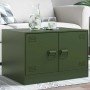 Mesa de centro acero verde oliva 67x50x44 cm en Mesas de centro | Comprar online en Foru.es