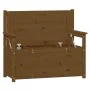 Banco de madera maciza pino marrón miel 112,5x51,5x96,5 cm de vidaXL, Bancos - Ref: Foro24-823562, Precio: 161,62 €, Descuent...