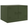 Mesa de centro acero verde oliva 67x50x44 cm en Mesas de centro | Comprar online en Foru.es