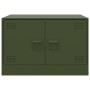 Mesa de centro acero verde oliva 67x50x44 cm en Mesas de centro | Comprar online en Foru.es