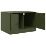 Mesa de centro acero verde oliva 67x50x44 cm en Mesas de centro | Comprar online en Foru.es