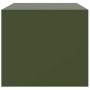 Mesa de centro acero verde oliva 67x50x44 cm en Mesas de centro | Comprar online en Foru.es