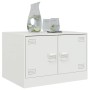 Mesa de centro acero blanco 67x50x44 cm en Mesas de centro | Comprar online en Foru.es