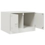 Mesa de centro acero blanco 67x50x44 cm en Mesas de centro | Comprar online en Foru.es
