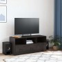 Mueble para TV de acero negro 99x39x44 cm en Muebles TV | Comprar online en Foru.es