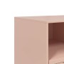Mueble para TV de acero rosa 99x39x44 cm en Muebles TV | Comprar online en Foru.es