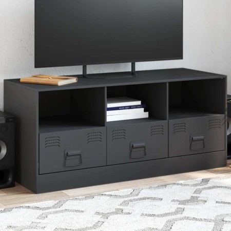 Mueble para TV de acero gris antracita 99x39x44 cm en Muebles TV | Comprar online en Foru.es