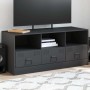 Mueble para TV de acero gris antracita 99x39x44 cm en Muebles TV | Comprar online en Foru.es