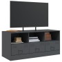 Mueble para TV de acero gris antracita 99x39x44 cm en Muebles TV | Comprar online en Foru.es