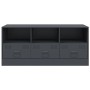 Mueble para TV de acero gris antracita 99x39x44 cm en Muebles TV | Comprar online en Foru.es