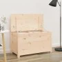 Banco de madera maciza de pino 80x41x77 cm de vidaXL, Bancos - Ref: Foro24-823549, Precio: 79,73 €, Descuento: %