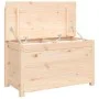 Banco de madera maciza de pino 80x41x77 cm de vidaXL, Bancos - Ref: Foro24-823549, Precio: 79,73 €, Descuento: %