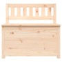 Banco de madera maciza de pino 80x41x77 cm de vidaXL, Bancos - Ref: Foro24-823549, Precio: 80,73 €, Descuento: %
