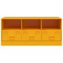 Mueble para TV de acero amarillo mostaza 99x39x44 cm en Muebles TV | Comprar online en Foru.es