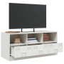 Mueble para TV de acero blanco 99x39x44 cm en Muebles TV | Comprar online en Foru.es