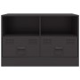 Muebles para TV 2 unidades acero negro 67x39x44 cm en Muebles TV | Comprar online en Foru.es
