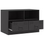 Muebles para TV 2 unidades acero negro 67x39x44 cm en Muebles TV | Comprar online en Foru.es