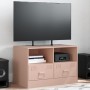Mueble para TV de acero rosa 67x39x44 cm en Muebles TV | Comprar online en Foru.es
