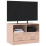 Mueble para TV de acero rosa 67x39x44 cm en Muebles TV | Comprar online en Foru.es