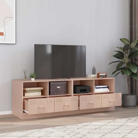 Muebles para TV 2 unidades acero rosa 67x39x44 cm en Muebles TV | Comprar online en Foru.es