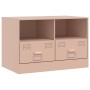 Muebles para TV 2 unidades acero rosa 67x39x44 cm en Muebles TV | Comprar online en Foru.es