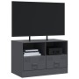 Mueble para TV de acero gris antracita 67x39x44 cm en Muebles TV | Comprar online en Foru.es