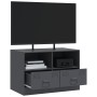 Mueble para TV de acero gris antracita 67x39x44 cm en Muebles TV | Comprar online en Foru.es