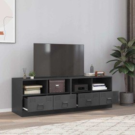 Muebles para TV 2 unidades acero gris antracita 67x39x44 cm en Muebles TV | Comprar online en Foru.es