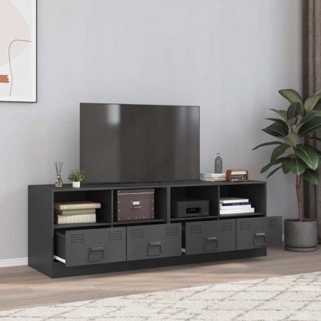 Muebles para TV 2 unidades acero gris antracita 67x39x44 cm en Muebles TV | Comprar online en Foru.es