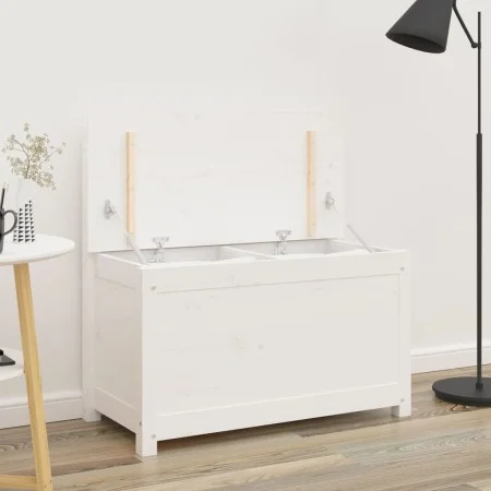 Solid white pine wood bench 80x41x77 cm by vidaXL, Banks - Ref: Foro24-823550, Price: 114,47 €, Discount: %