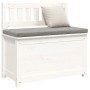 Banco de madera maciza de pino blanco 80x41x77 cm de vidaXL, Bancos - Ref: Foro24-823550, Precio: 116,39 €, Descuento: %