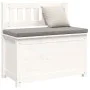 Solid white pine wood bench 80x41x77 cm by vidaXL, Banks - Ref: Foro24-823550, Price: 114,47 €, Discount: %