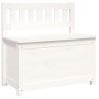 Banco de madera maciza de pino blanco 80x41x77 cm de vidaXL, Bancos - Ref: Foro24-823550, Precio: 116,39 €, Descuento: %