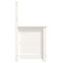 Banco de madera maciza de pino blanco 80x41x77 cm de vidaXL, Bancos - Ref: Foro24-823550, Precio: 116,39 €, Descuento: %