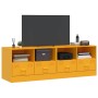Muebles para TV 2 unidades acero amarillo mostaza 67x39x44 cm en Muebles TV | Comprar online en Foru.es