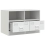 Muebles para TV 2 unidades acero blanco 67x39x44 cm en Muebles TV | Comprar online en Foru.es