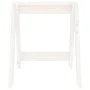 Taburetes 2 unidades madera maciza de pino blanco 40x40x45 cm de vidaXL, Taburetes y sillas plegables - Ref: Foro24-823660, P...