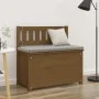 Solid pine wood bench honey brown 80x41x77 cm by vidaXL, Banks - Ref: Foro24-823552, Price: 118,50 €, Discount: %