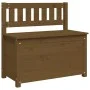 Solid pine wood bench honey brown 80x41x77 cm by vidaXL, Banks - Ref: Foro24-823552, Price: 118,50 €, Discount: %