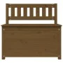 Solid pine wood bench honey brown 80x41x77 cm by vidaXL, Banks - Ref: Foro24-823552, Price: 118,50 €, Discount: %