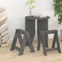 Stools 2 units solid gray pine wood 40x40x45 cm by vidaXL, Folding stools and chairs - Ref: Foro24-823661, Price: 44,01 €, Di...