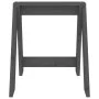 Taburetes 2 unidades madera maciza de pino gris 40x40x45 cm de vidaXL, Taburetes y sillas plegables - Ref: Foro24-823661, Pre...